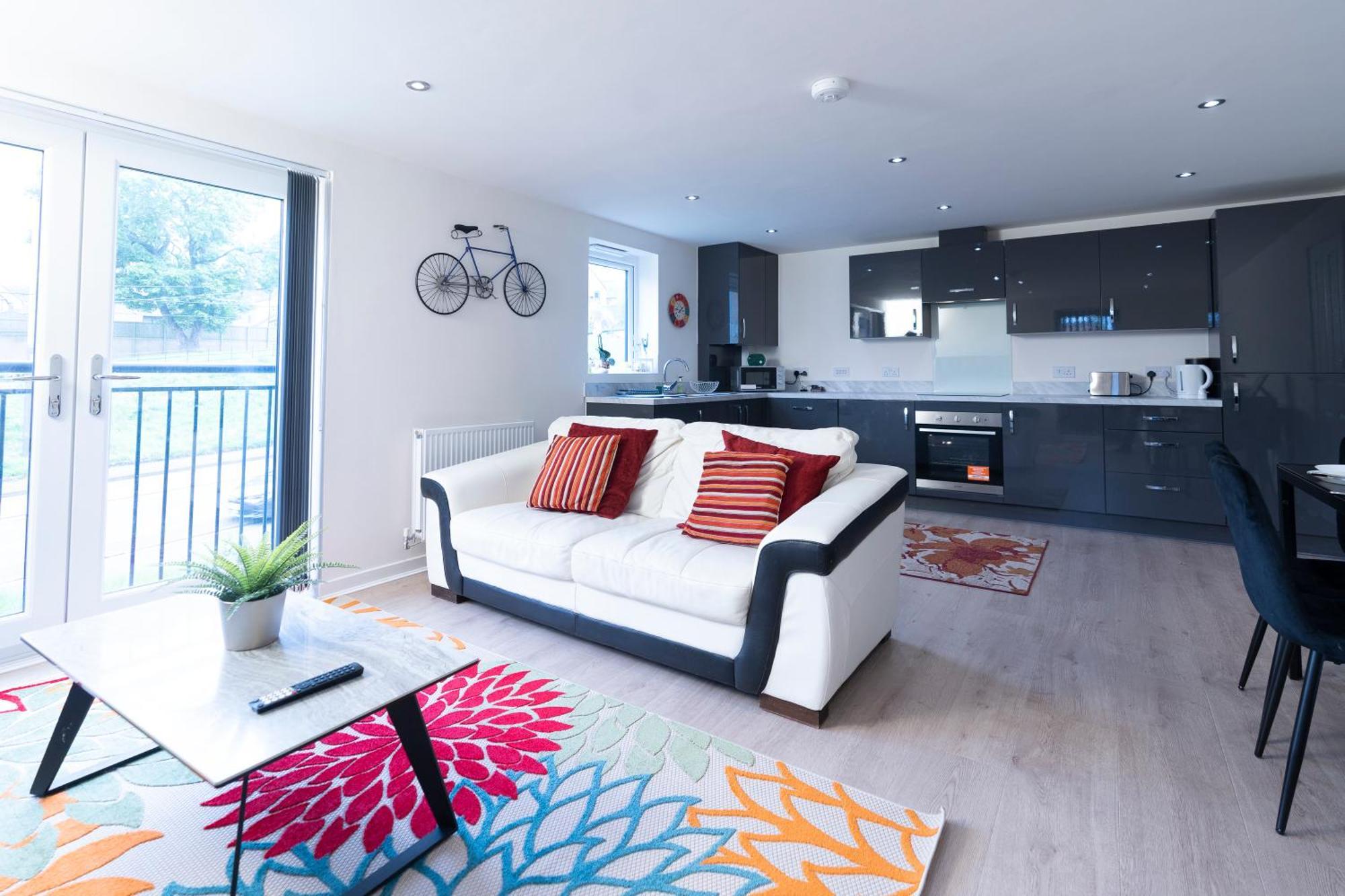 Luxury Ground Floor 2 Bedroom Apartment Free Wifi & Parking Sheffield Exterior photo
